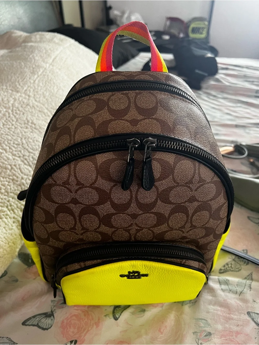 Coach backpack brown